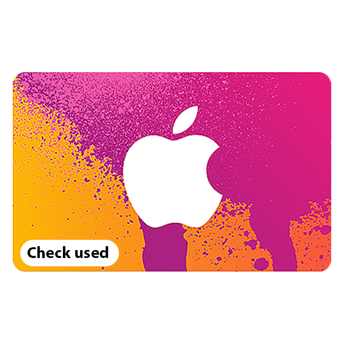 بررسی گیفت کارت های استفاده شده اپل
