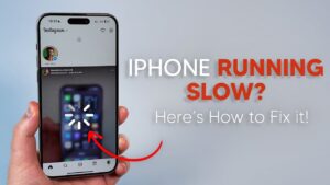 رفع مشکل کند کارکردن آیفون