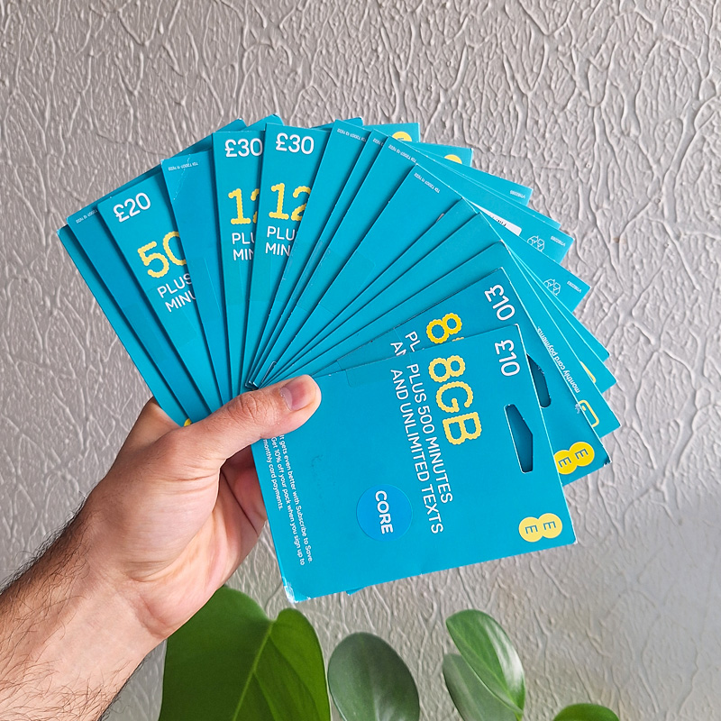 سیم کارت EE انگلیس